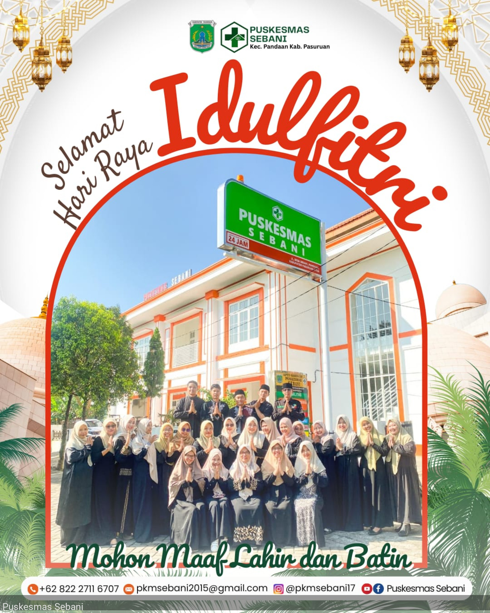 Puskesmas Sebani Rayakan Hari Raya Idul Fitri 1447 H dengan Penuh Kebersamaan