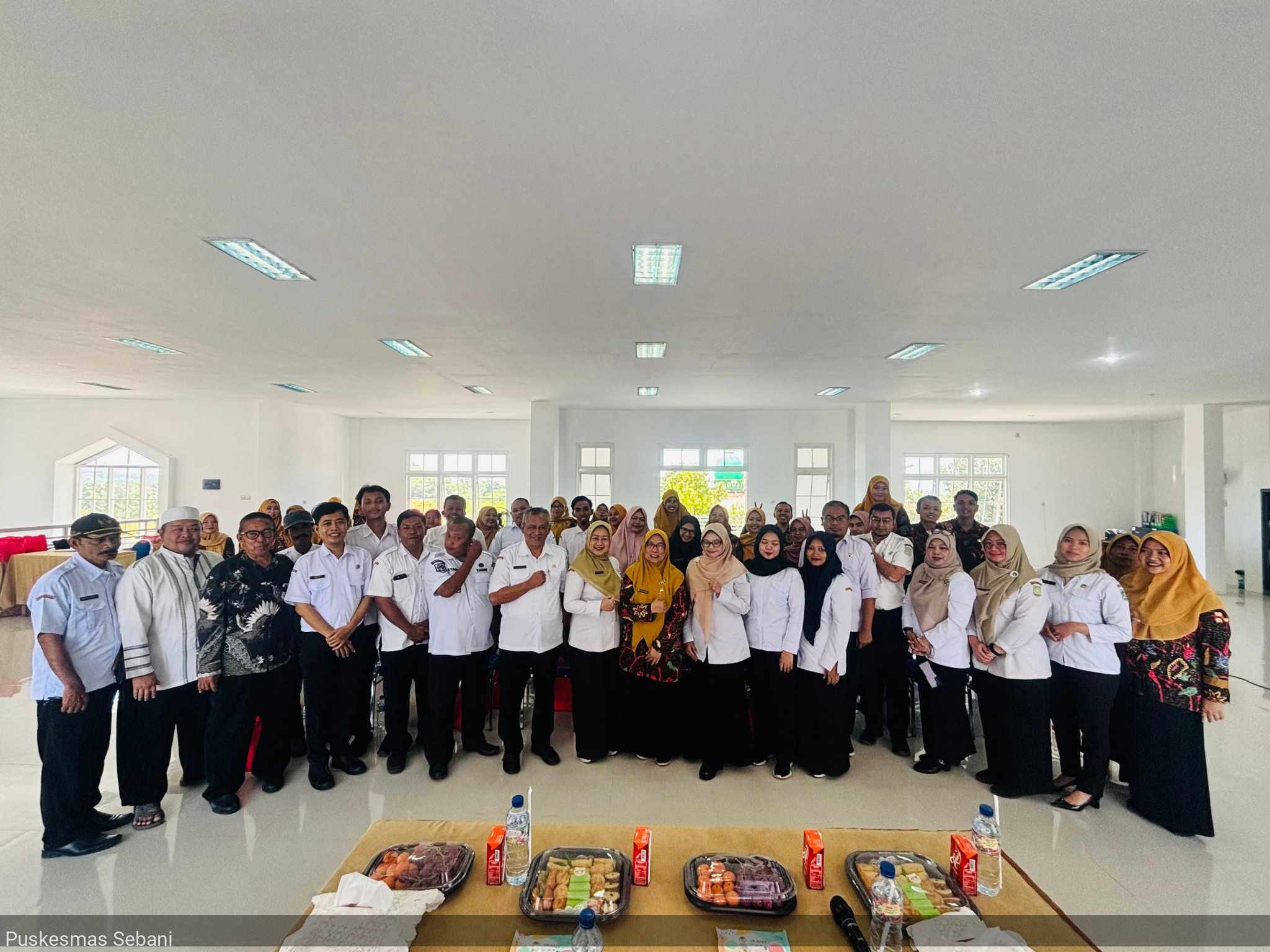 Halal Bihalal dan Tasyakuran Gedung Baru Puskesmas Sebani Berlangsung Penuh Kebersamaan