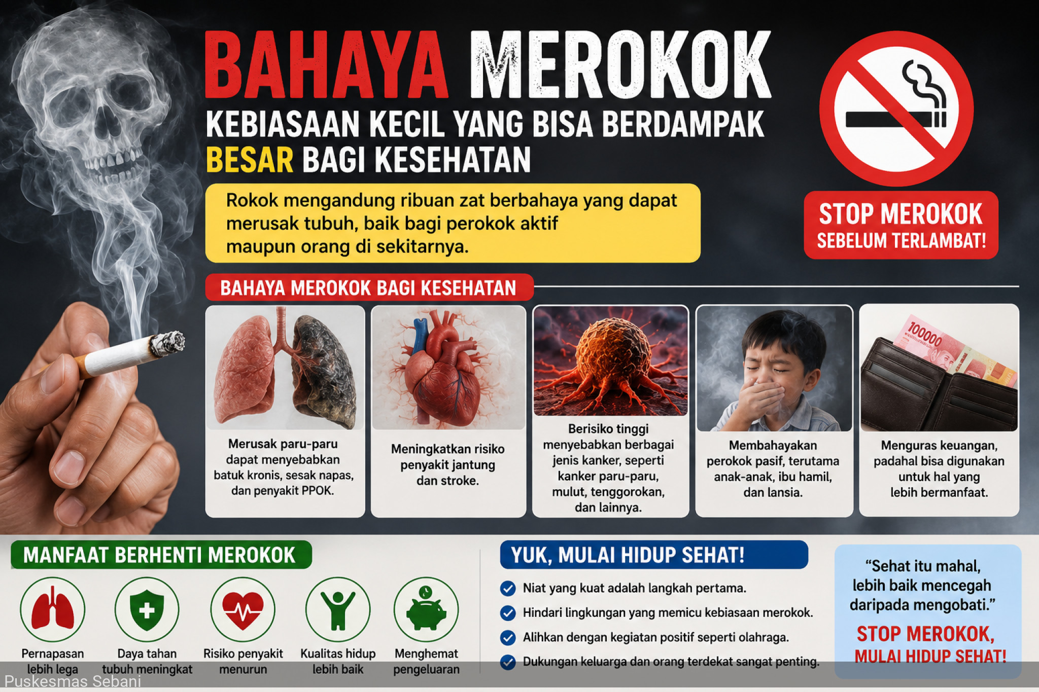 Bahaya Merokok, Kebiasaan Kecil yang Bisa Berdampak Besar bagi Kesehatan